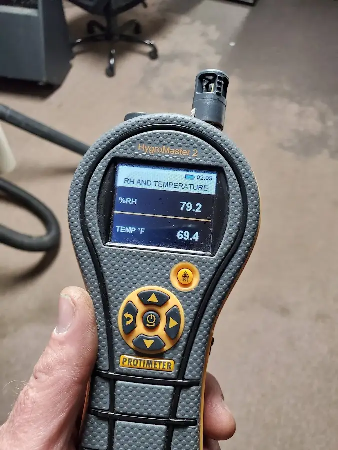 Moisture meter humidity assessment for Mold Remediation & Removal in Groveton